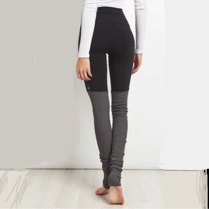Alo Yoga high rise goddess leggings black and grey xxs high waisted